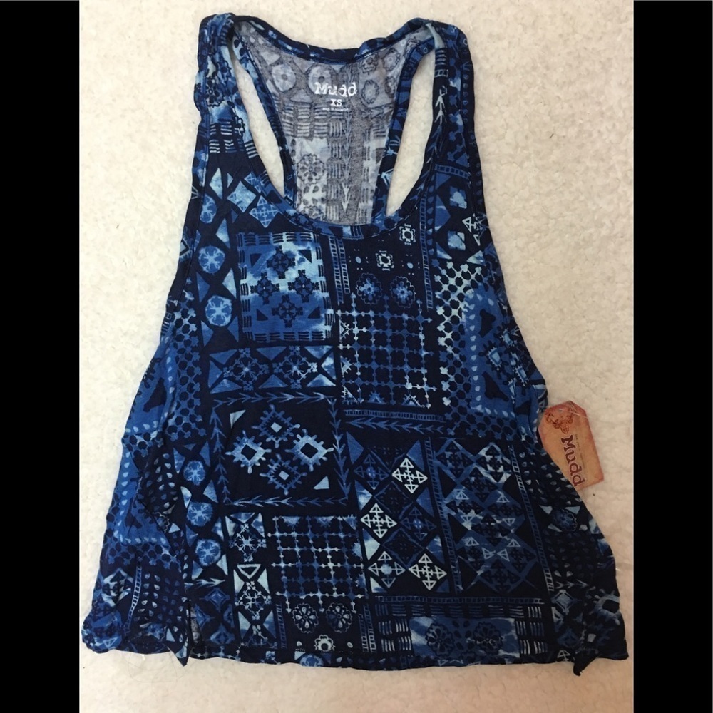 Mudd‎ juniors crop side vent drape top NWT